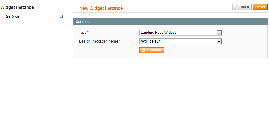 Landing Pages Widget New